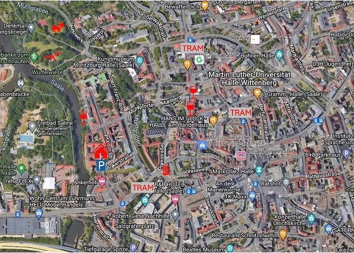 Altstadt In Unmittelbarer Naehe Zu Saale Und Marktplatz Mit Privatem Parkplatz Halle (Saale)